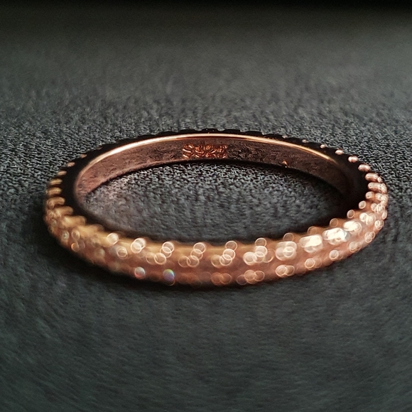 New Rose Gold Stackable Eternity Ring - Picture 4 of 5
